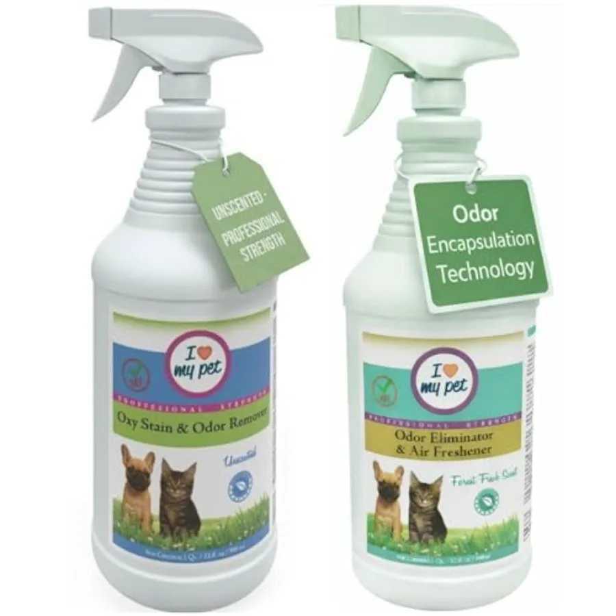 

I Love My Pet Oxy Stain Remover and Odor Eliminator Bundle