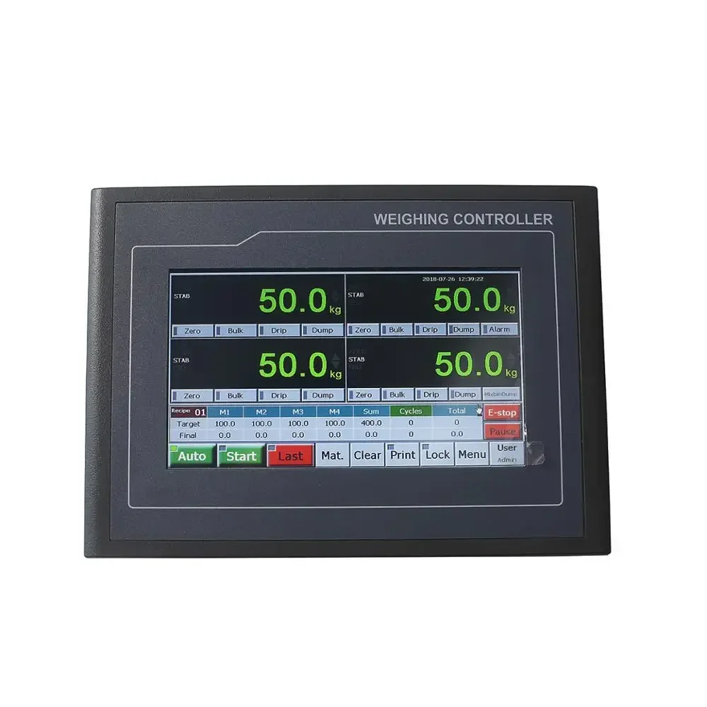 Four-Scale TFT-Touch Ration Batching Controller BST106-M10(FB)