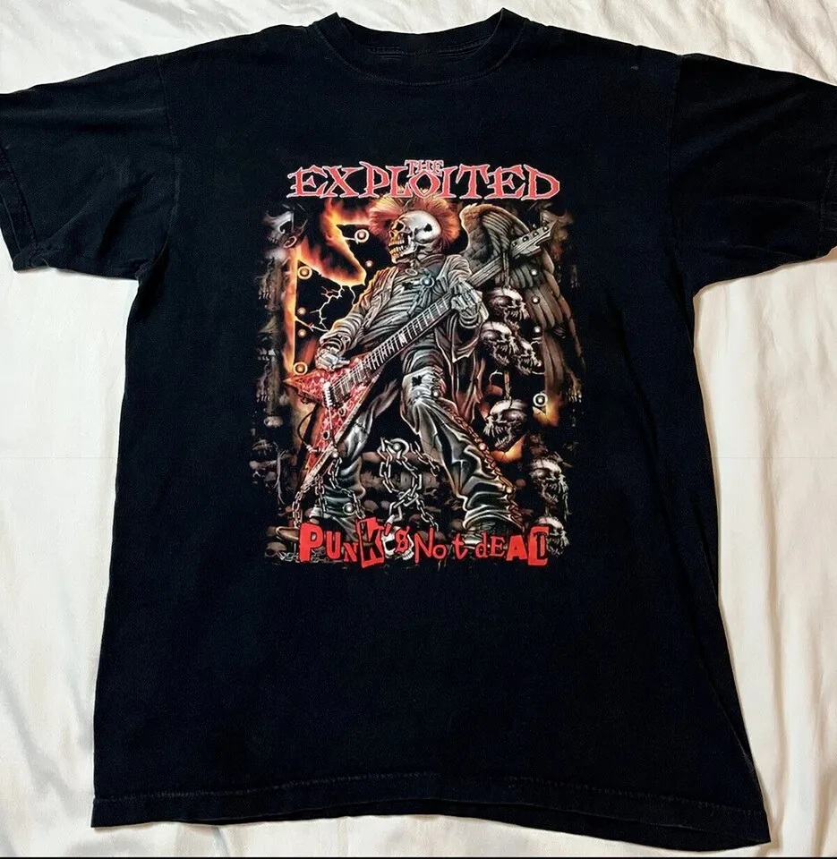 Camiseta Adulto da Banda EXPLOITED Punk's Not Dead Tamanho S a 2345XL UU935