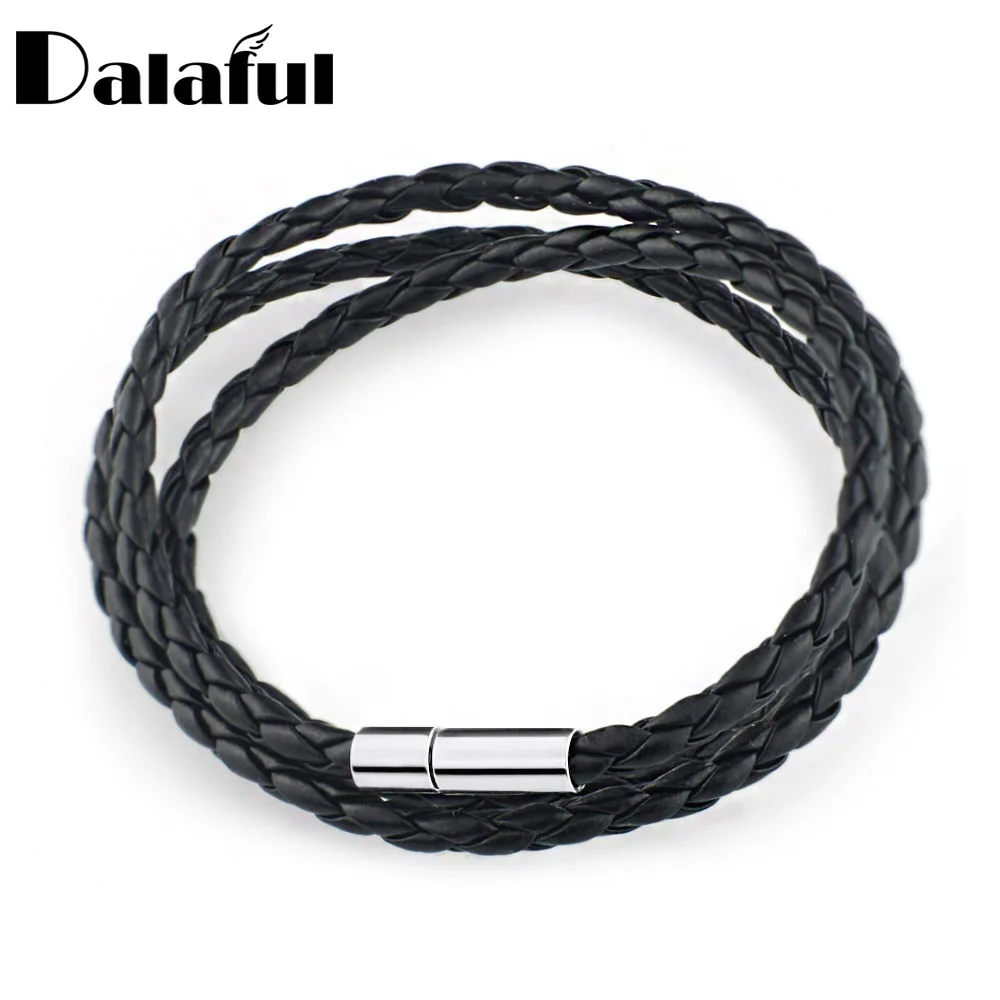 New Arrival Chic PU Leather Necklace Bracelet Dual Purpose For Women Men Bracelets & Bangles Best Gift S337