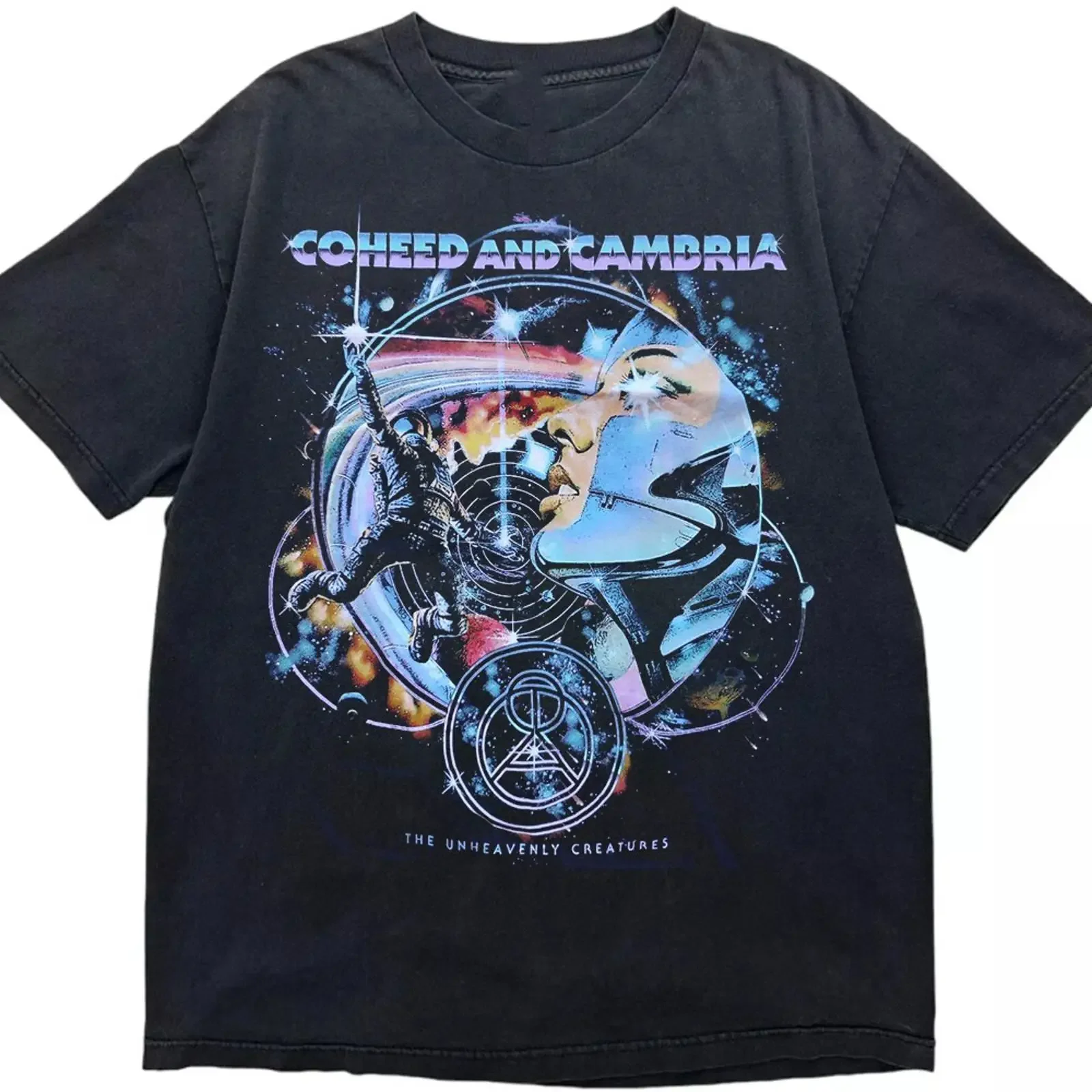 Camicia Vintage Coheed e Cambria Concerto S 235XL 8D302 vintage Washed streetwear Casual Stretched designer clothes