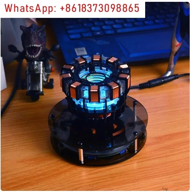 Maglev Iron Man Reactor Handmade Decoration Office Desktop Creative Black Technology Male Birthday Gift