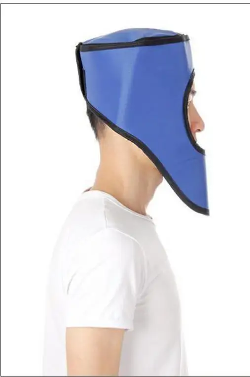 cheap 0.35mmpb X-ray protective cap  lead rubber head and thyroid protection hat.Y-ray shield Connection cap with collar.
