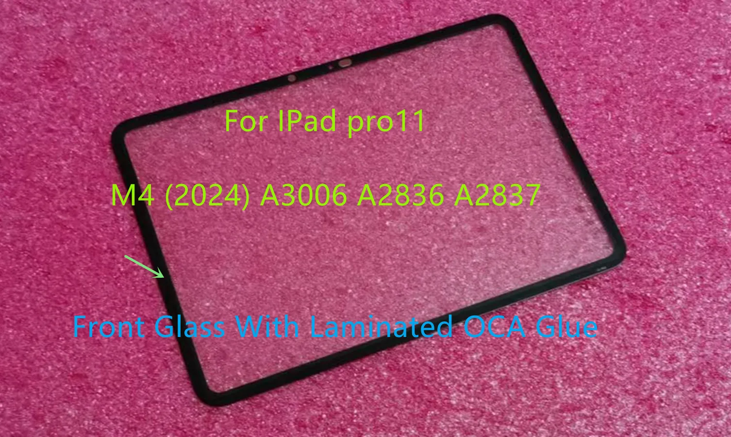 AAAAA New 11''Inch For IPad pro 11 M4 (2024) pro11 M4 A2837 A2836 A3006 Front Glass Touch Glass Panel + With OCA Glue Tested