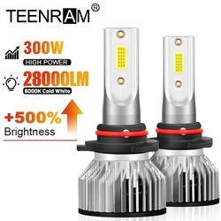 28000LM H7 LED Canbus Car Headlight Bulbs 300W H1 H4 H11 HB3 9005 HB4 9006 9004 9007 CSP Chips Auto Headlamps 12V 6000K White