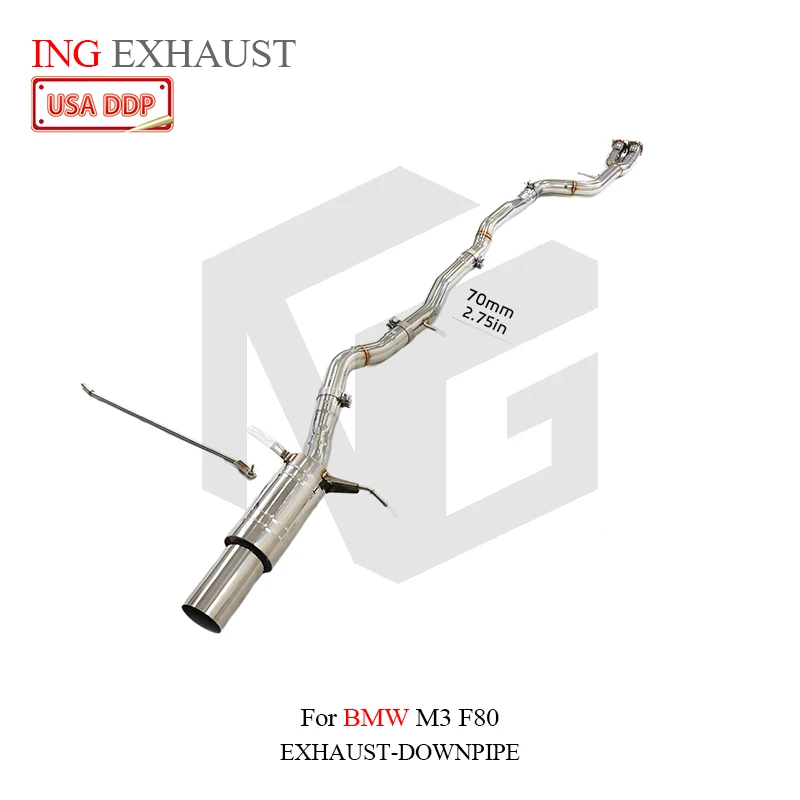 

ING Catback Exhaust for BMW M3 M4 F80 F82 V6 3.0T Model Stainless Steel 304 Performance System car Accessories