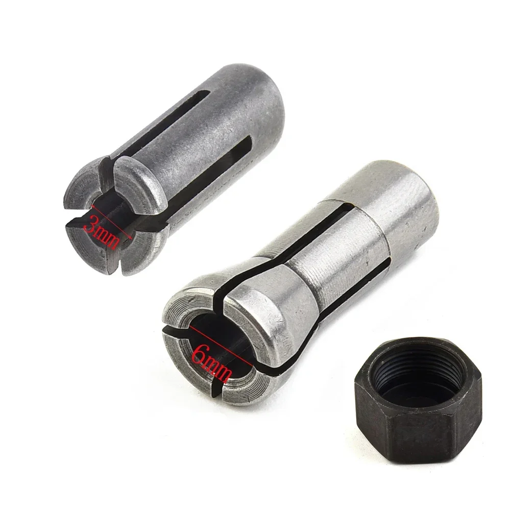 Iron Chuck Cap Replace For Makita GD0600 906 763620-8 3mm 6mm 763627-4 GD0603 GD0601 Collet Nut Power Tool Accessories Electric