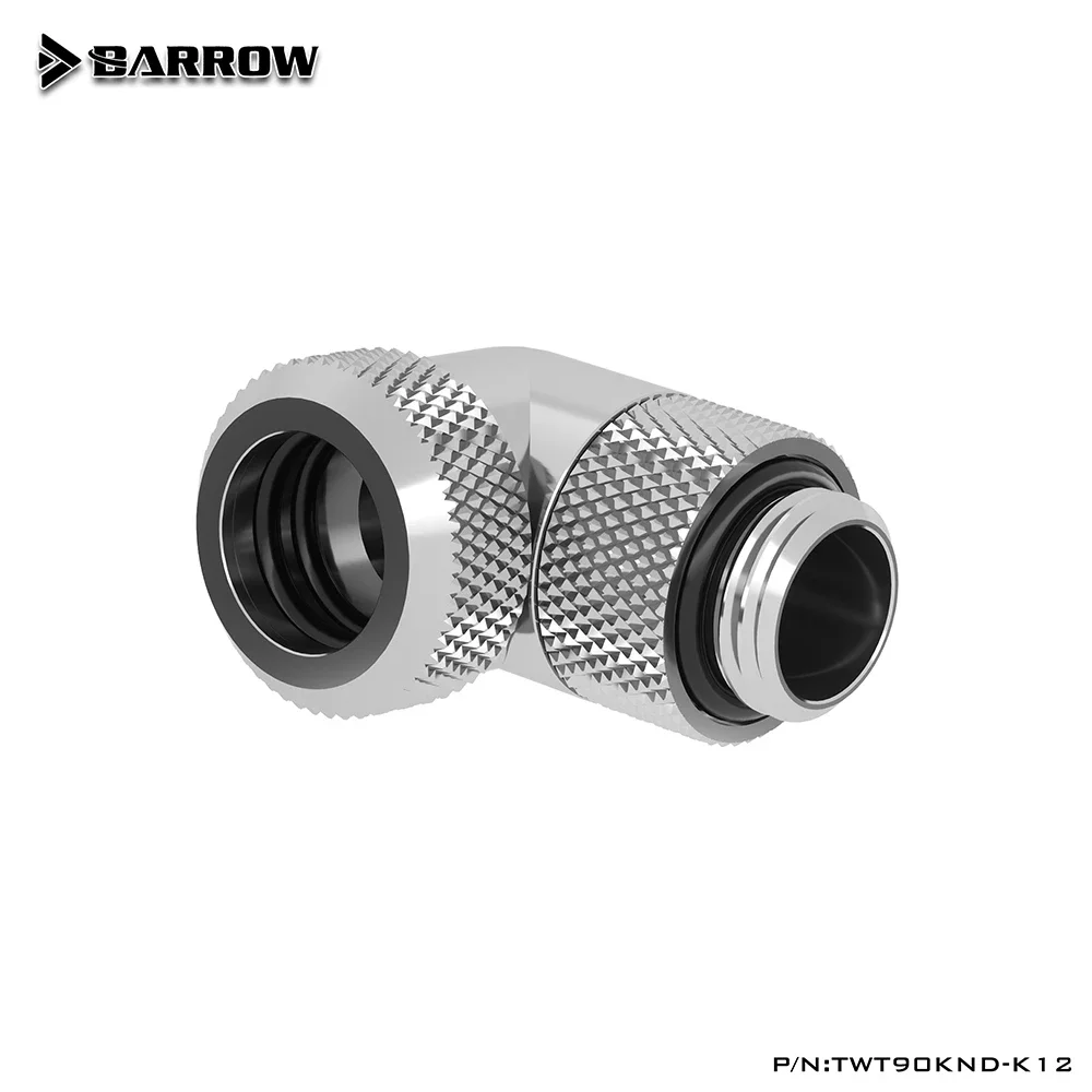 Imagem -02 - Carrinho de Mão Tubo Rígido 90 Graus Giratório Encaixe g1 Adaptador Rotativo para Od12 mm Od14 mm Tubo Duro Twt90knd-k12