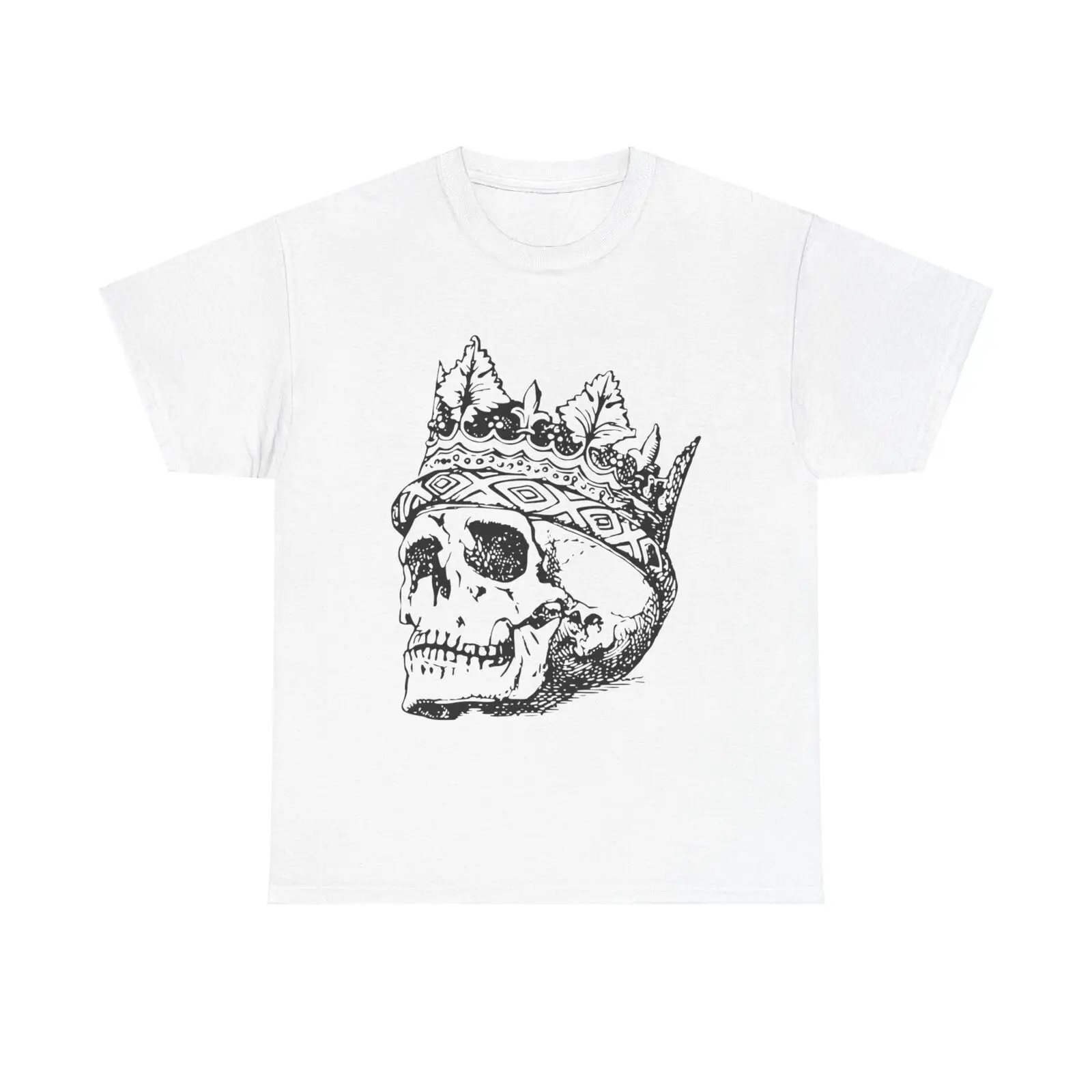 

Death's Crown T-Shirt - skull gothic dark macabre memento mori art illustration