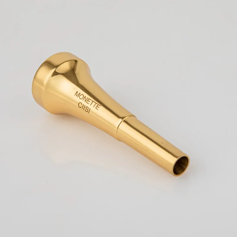 Monette Bb Trumpet Mouthpiece 7C 5C 3C Size Pro Silver/Gold Plated Copper Musical Brass Instruments Trumpet Accessories