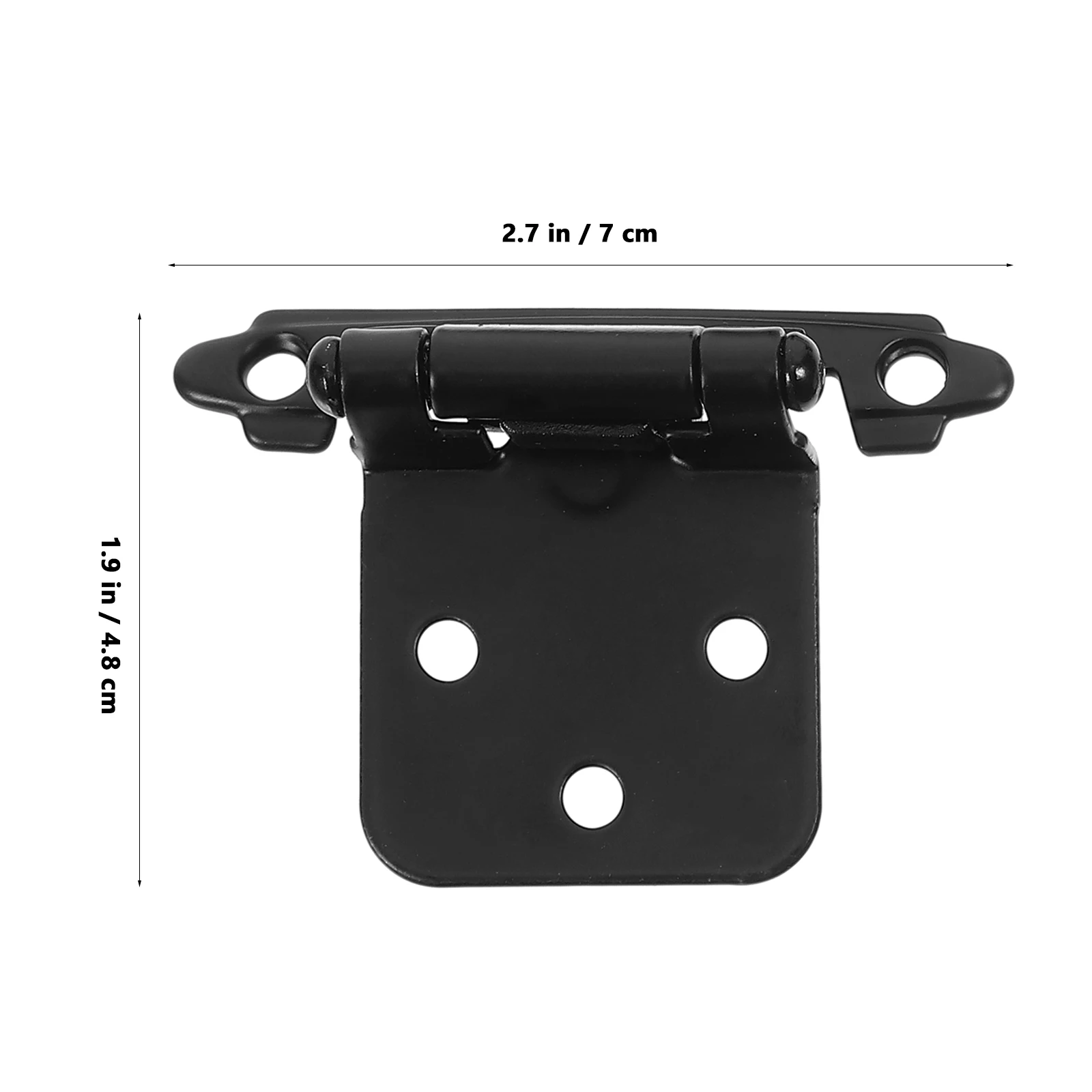 

10 Sets Stainless Steel Cabinet Hinges Self-Closing Small Corner Cabinet Hinge Replacement Hardware For Kitchen Closet Washroom