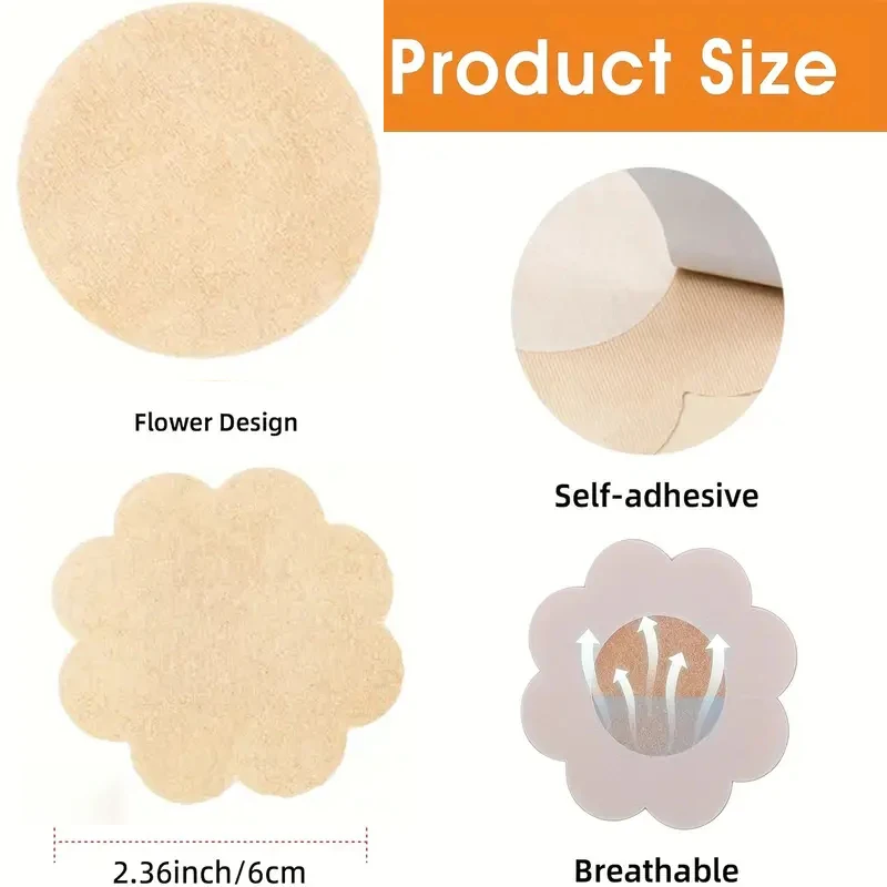 20/50/100pcs หัวนมครอบคลุมสติกเกอร์ผู้หญิงกาวแบบใช้แล้วทิ้งที่มองไม่เห็น Self-Adhesive สติกเกอร์หน้าอก