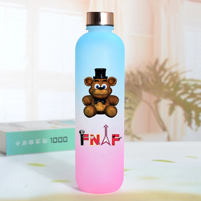 900ML Five Nights At Freddys Water Bottles Game FNAF Sports Bottle Outdoor Travel Gym Fitness Jugs Kids Portable Drinking Cups