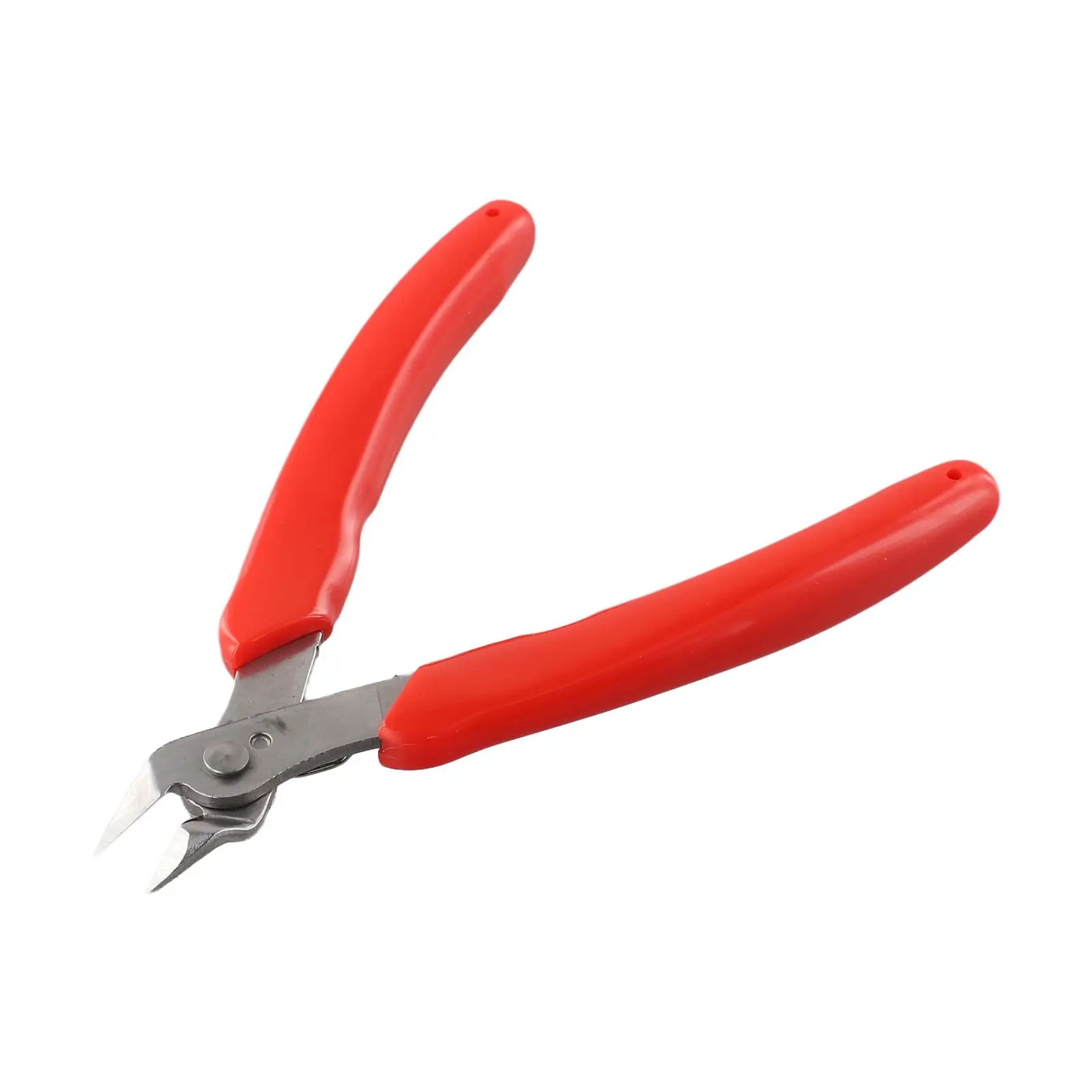 1x Cable Cutter Cutting Plier Anti-slip Stainless Steel Diagonal Hand Tools Nipper Pliers Spring Loaded Practical