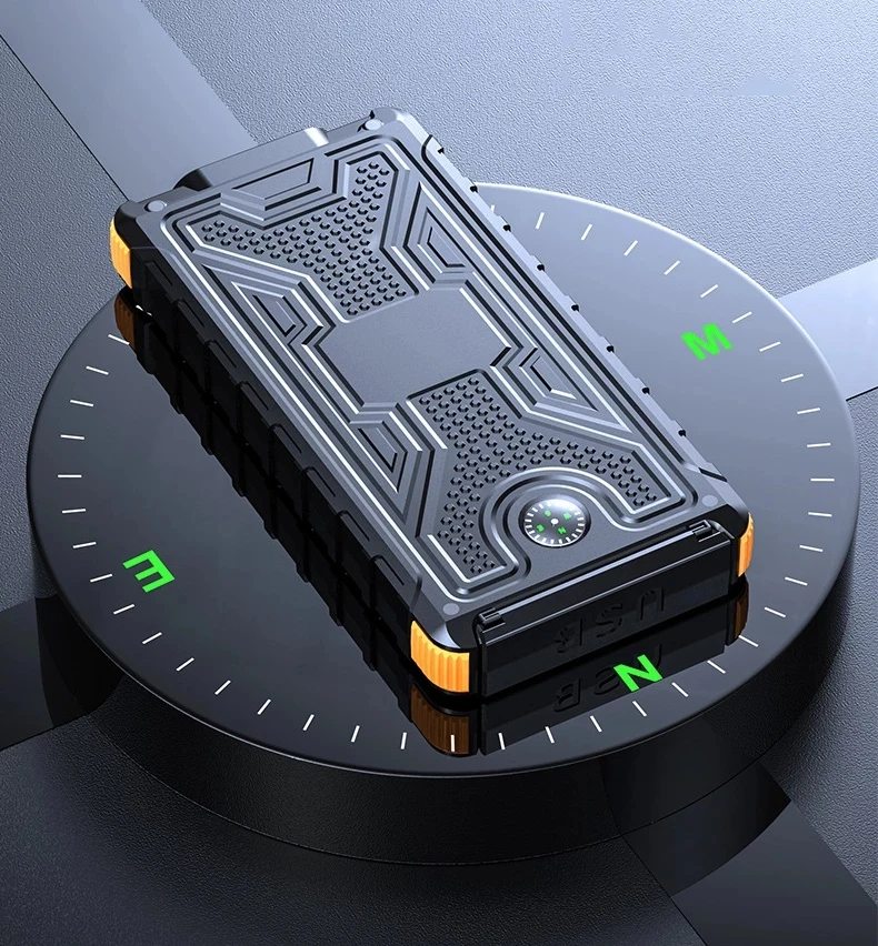 Solar Power Bank 20000mAh Portable Charging Poverbank Mobile Phone External Battery Charger Powerbank 20000 mAh for Xiaomi Mi