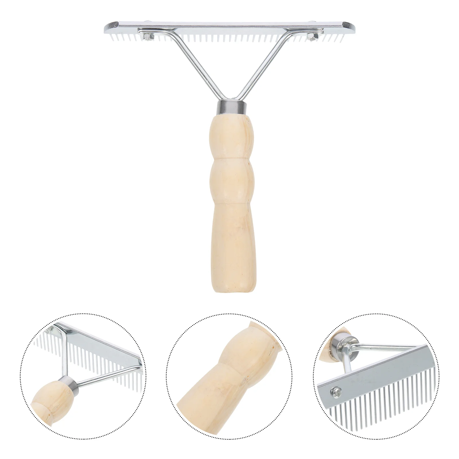 Horse Nail Rake Comb Cleaning Brush Hair Groom Supplies Metal Hairbrush Durable Tools