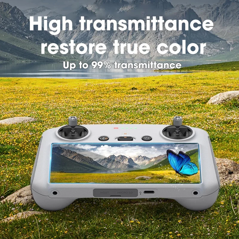 Tempered Glass for DJI Air 3 RC2 Screen Protector Anti-scratch Protective Film for DJI Mini 3 Pro Remote Controller Accessories