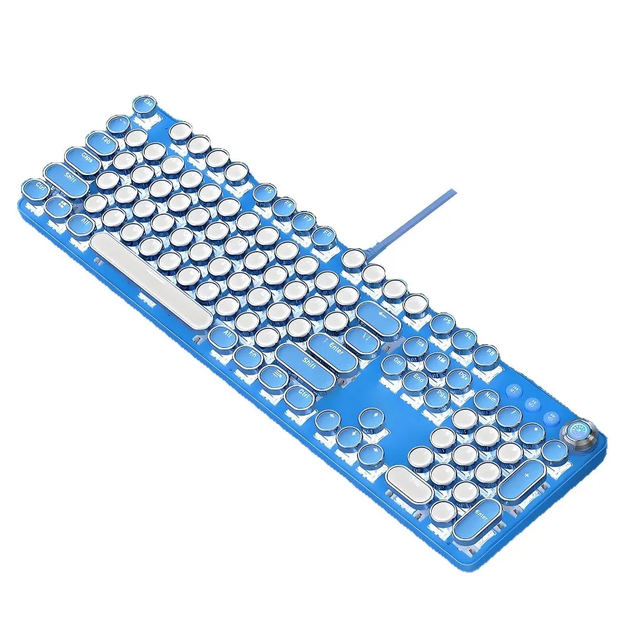 Gaming Keyboard 2026 - 2026 New Retro Keyboard Precision Mechanical