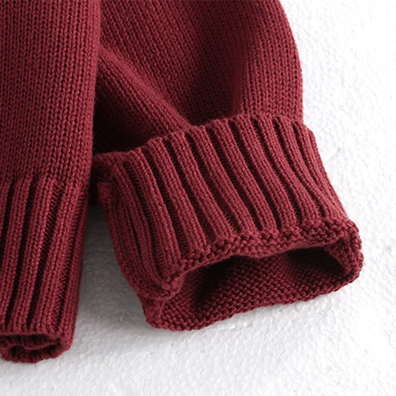 جديد خريف 2025 سترة حياكة للفتيات الصغيرات 2-7 سنوات سترة حياكة للأطفال بأكمام طويلة بلون سادة معطف سترة فضفاض غير رسمي