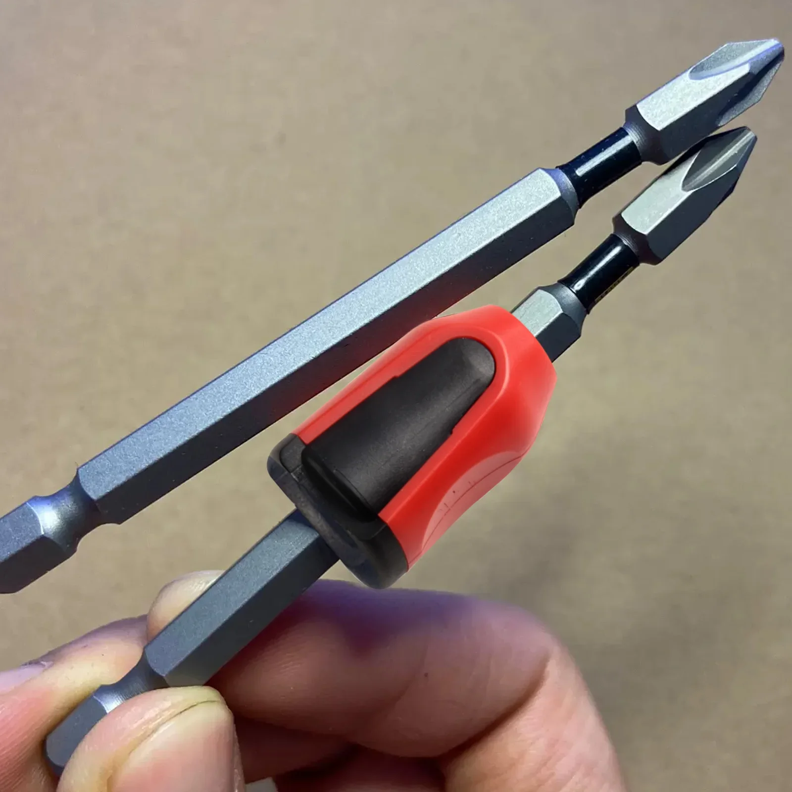 DIY Projects Drill Head Screwdriver Bit Screwdriver Magnetic Ring ABS + Metal Material Enhanced Magnetic Force