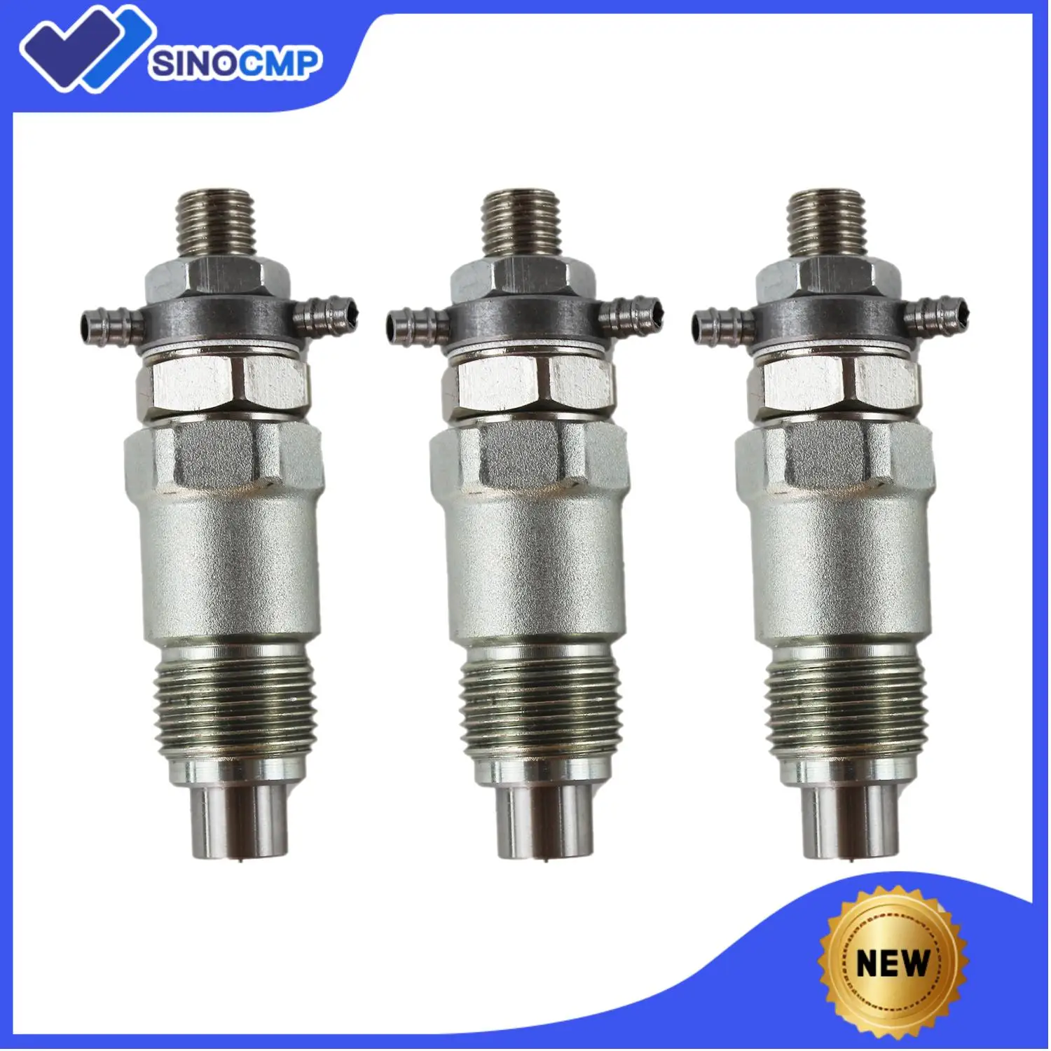 

15271-53020 70000-65209 3pcs Fuel Injector Nozzle Assy for Kubota D750 D850 D950 D1302 D1402 V1702 V1902 Engine Excavator Parts
