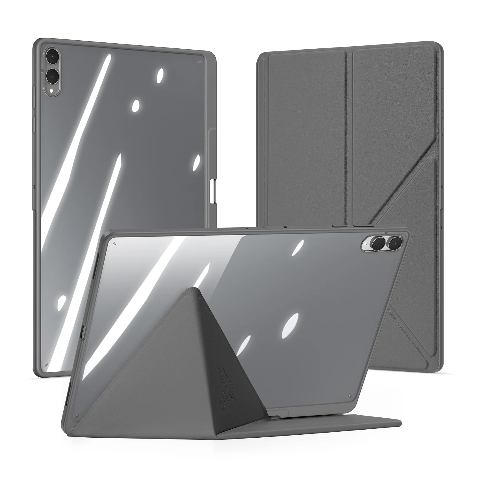 DUX DUCIS hoesje voor Samsung Tab S11 Ultra S11 A11 Plus A9 Plus, afneembare transparante hoes met S Pen houder & automatische wakker/slaapfunctie