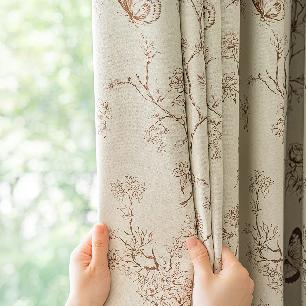 

Современные плотные шторы для гостиной, спальни, элегантные кухонные шторы для окон, детская комната, шторы на заказ, 90% затенения