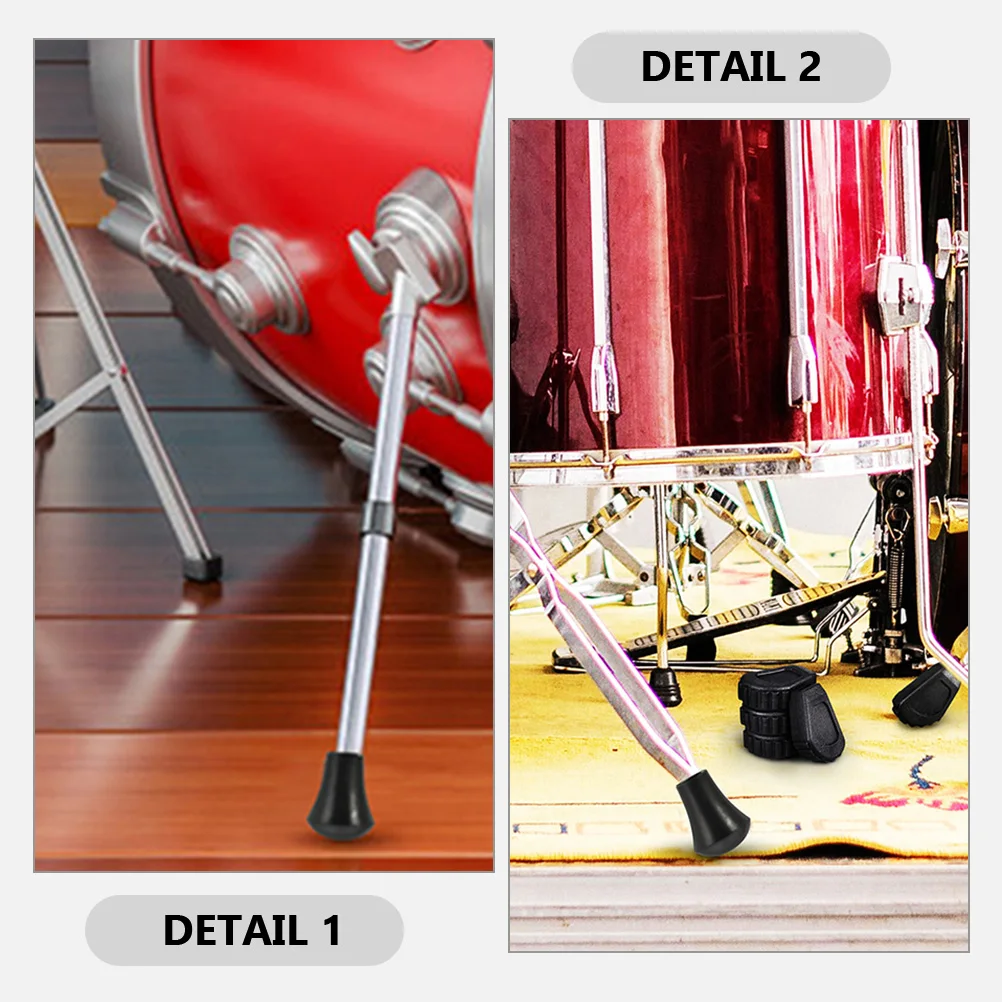 

20 Pcs Anti-slip Drum Holder for Leg Component Foot Legs Marching Snare