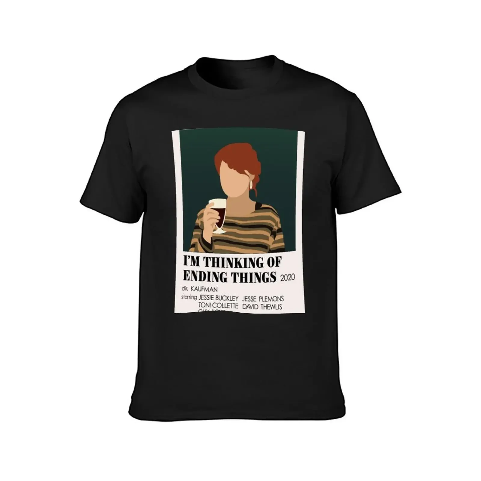 I'm Thinking Of Ending Things Minimalist Aesthetic Poster T-Shirt anime stuff designer shirts tee shirts for men