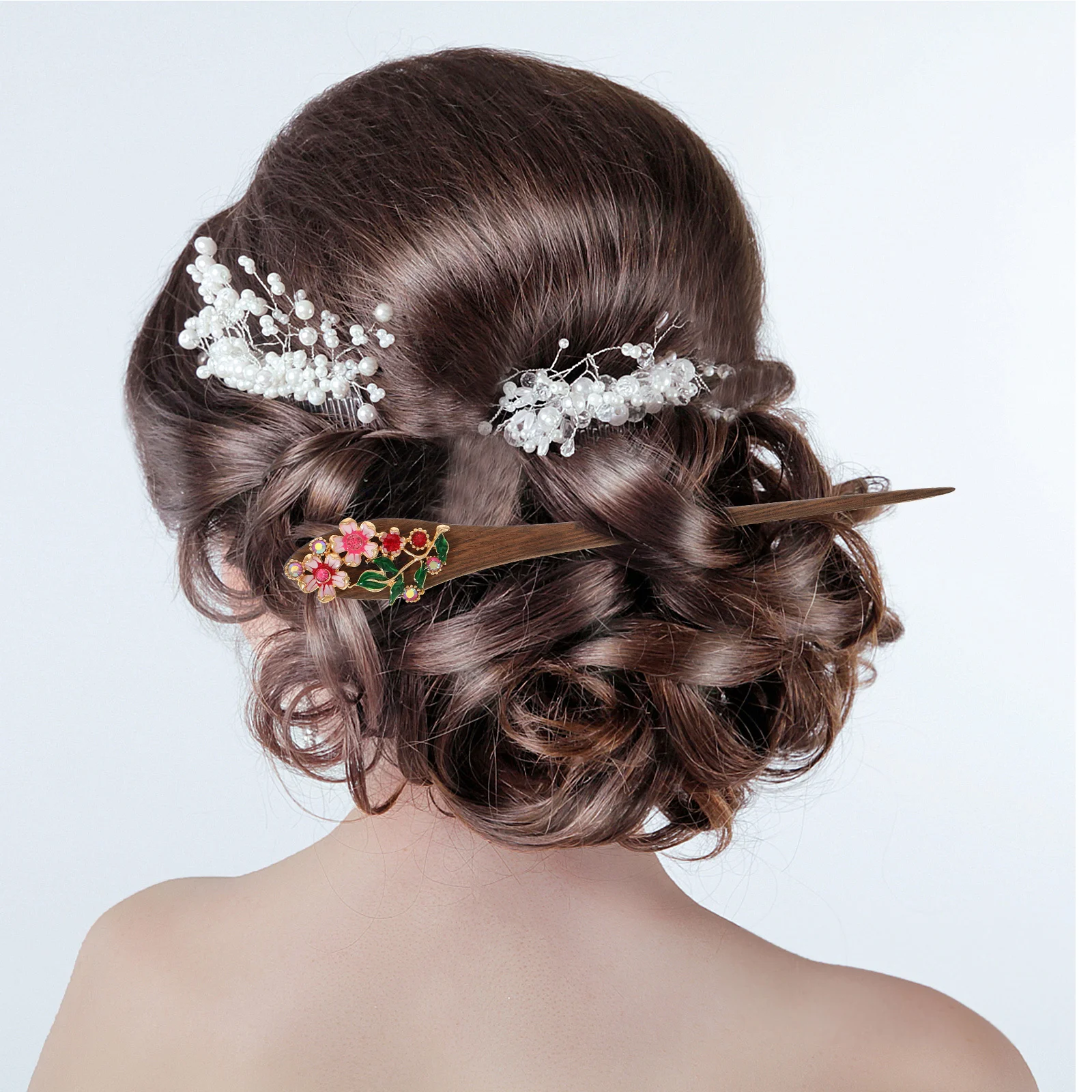 

Retro Classical Hair Sticks Vintage Wooden Hairpins Traditional Accessories For Women Lightweight Decorative Hair Styling Tools