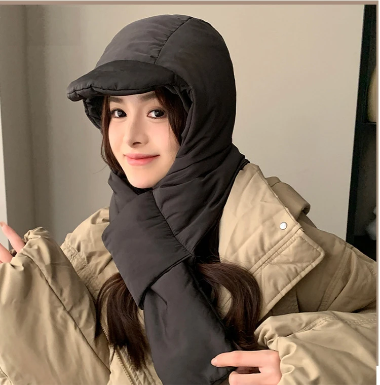 Chapeau et écharpe chauds Lei Feng pour femmes, nouveau Style d'hiver, foulard coupe-vent, résistant au froid, épais, protection des oreilles, pour l'extérieur