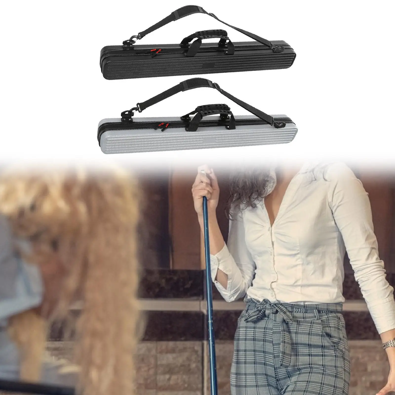 

Hard Pool Cue Stick Case Lightweight Billiards Gift Carrier Portable Comfortable