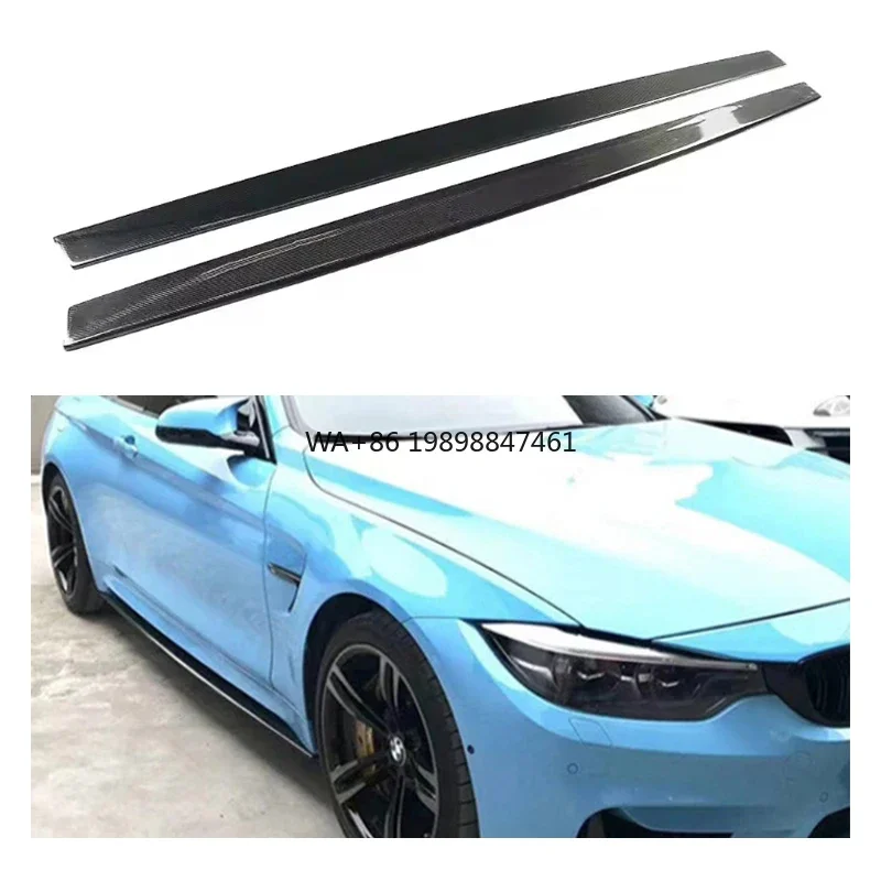 

Luxury Dry Carbon Fiber MP Style Bumper New Condition Side Skirt for BMW F80 M3 F82 F83 M4 2014-2020 with Tow Hook Cut-Outs