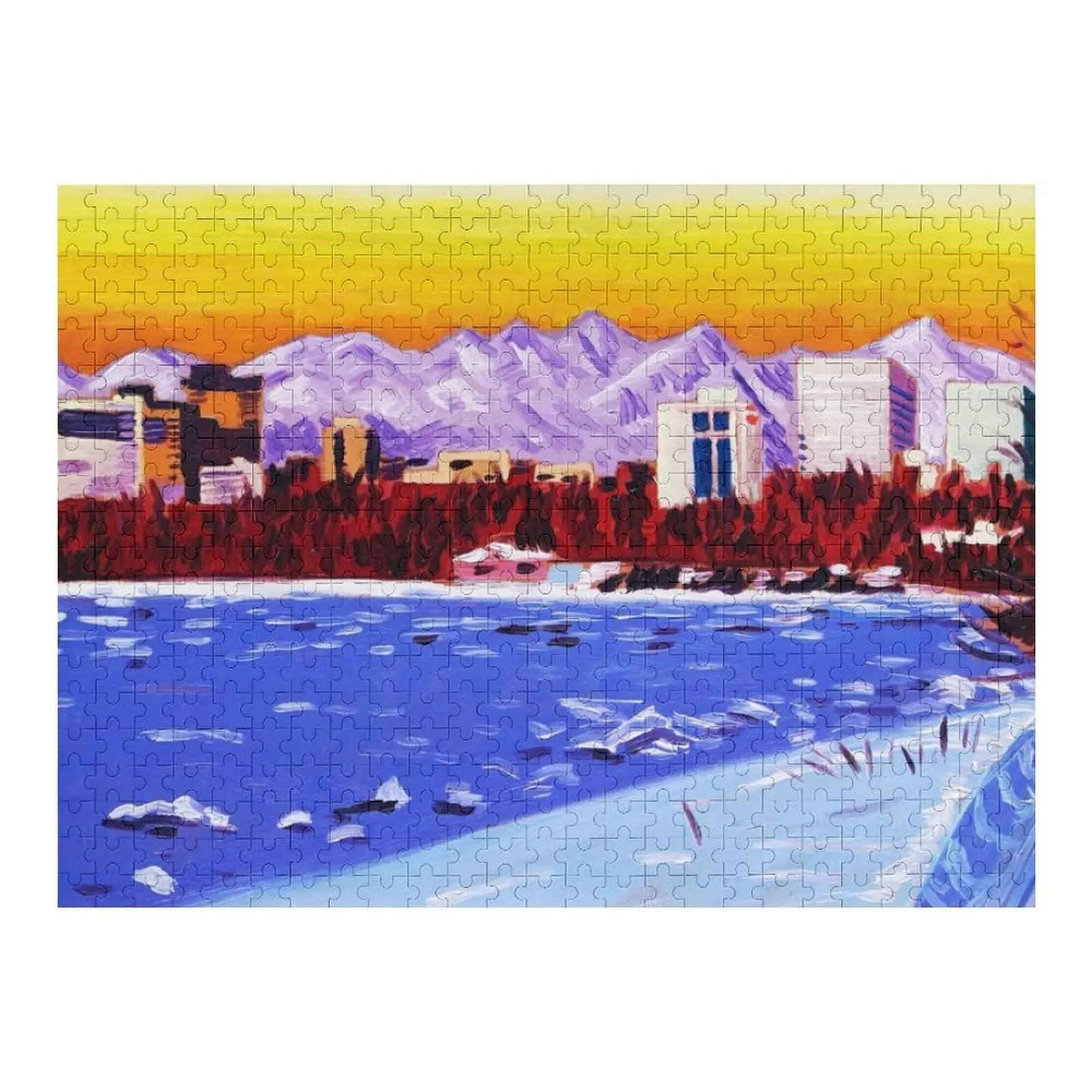 

Coastal Trail at Dusk Jigsaw Puzzle Diorama Accessories Personalized Toy Puzzle