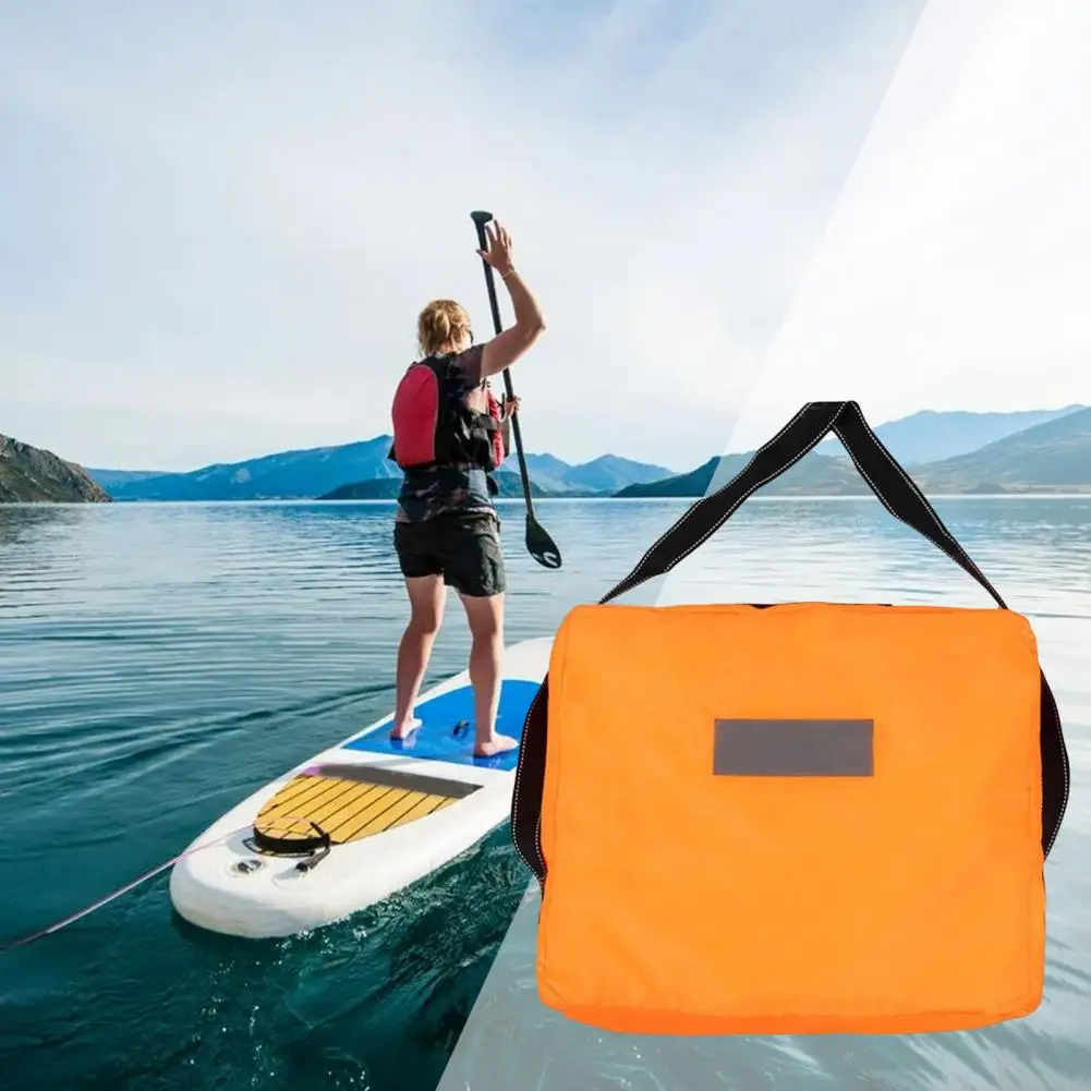

Water Safety Device Emergency Floating Aid High Buoyancy Boat Throw Cushion with Strap Versatile Waterproof Flotation Cushion