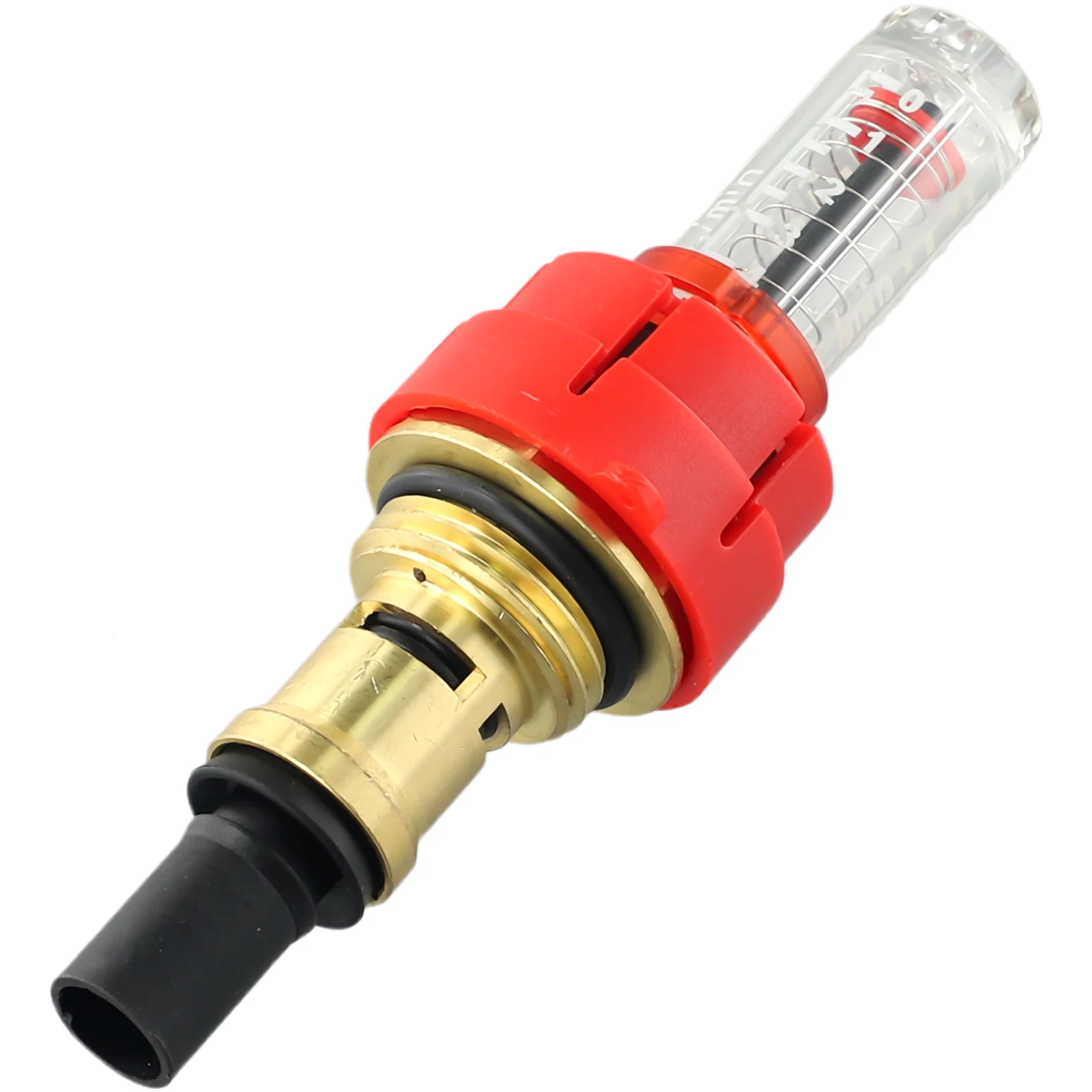 1pc DN25 Underfloor Heating Manifold Flow Meter Visual Control Temperature Flow Adjustment Tool Home Improvement Device 0-95°