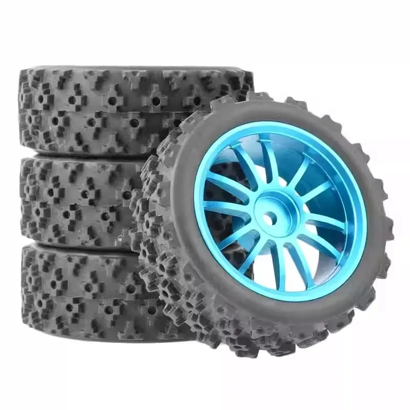 1/10 RC Racing Car Wheels Rally Tire & On Road Tires 12mm Hex dla Tamiya XV01 XV02 TA06 TT01 TT02 PTG2 144001   A959 HPI