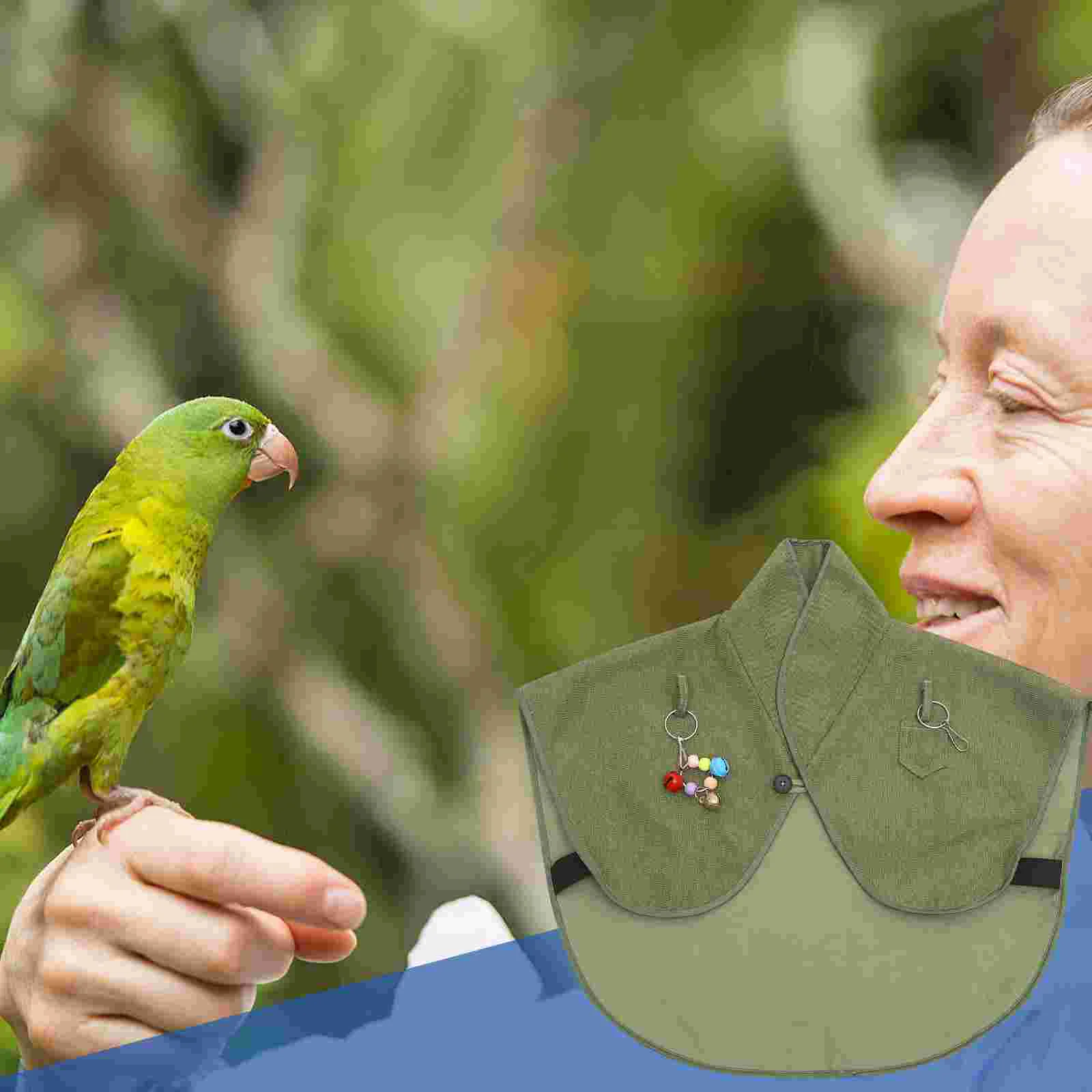 Reusable Pet Bird Toy Cloak Parrot Protective Shawl Clothes Protector Parrots Shoulder Anti-scratch