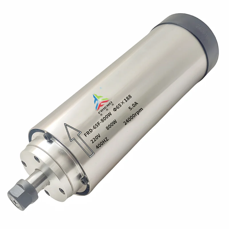 High-speed 0.8kw-6kw air-cooled 24000 rpm CNC motor spindle new conditions engraving and milling grinding