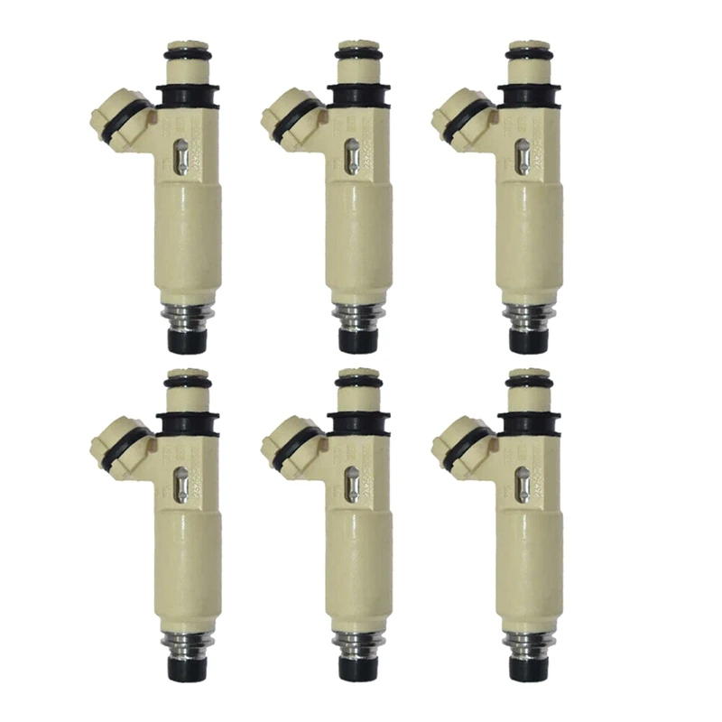 6PCS Fuel Injector 23250-20040 23209-20040 For Toyota Camry Highlander Lexus ES330 3.3L