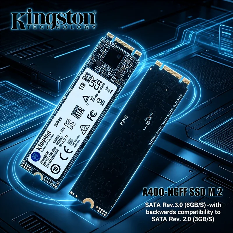 Kingston A400-NGFF SSD M.2 2280 Internal Solid State Drives 2TB 1TB 480G 240G 120G M.2 SSDs SATA Hard Disk for Laptop Desktop PC