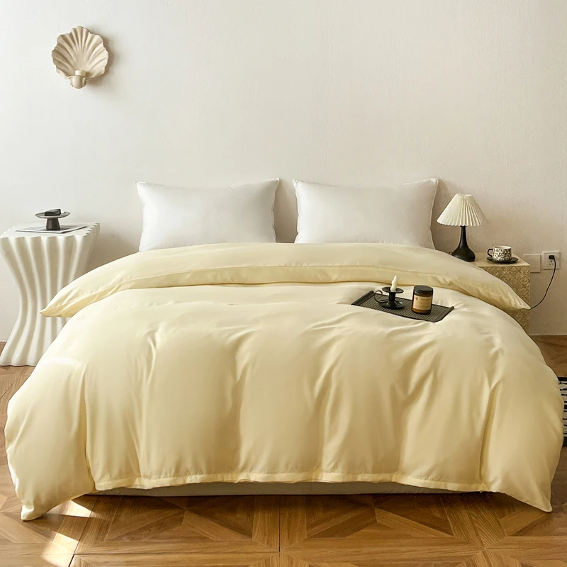 Soild Color Duvet Covers Comfortable Quilt Cover Single/Queen/King Size Skin-friendly Soft Bed Cover funda nórdica cama 150