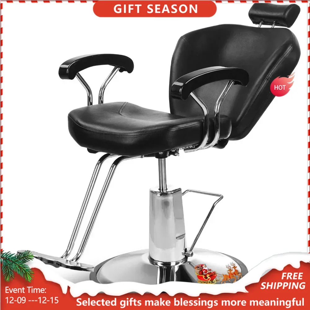 All Purpose Barber Chair for Barbershop Salon Chair，High-Quality Materials，Ergonomic Design with the utmost care and attention