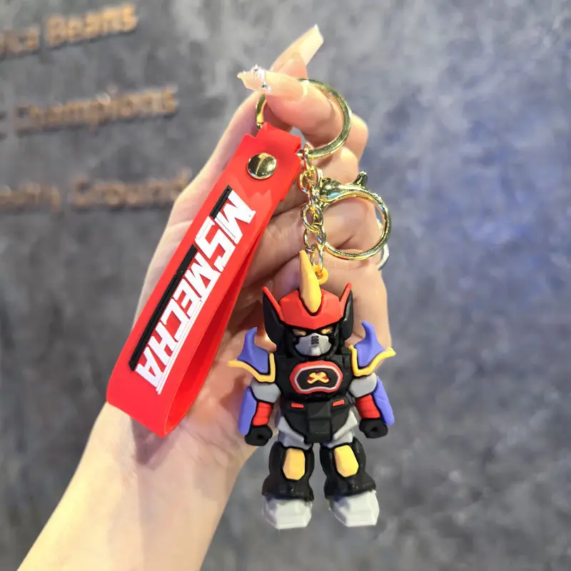 Transformers Optimus Prime Bumblebee 3D Doll Keychain, Cartoon Figure Keyring Pendant, Car Decor  Birthday Gift For Fans - view 6