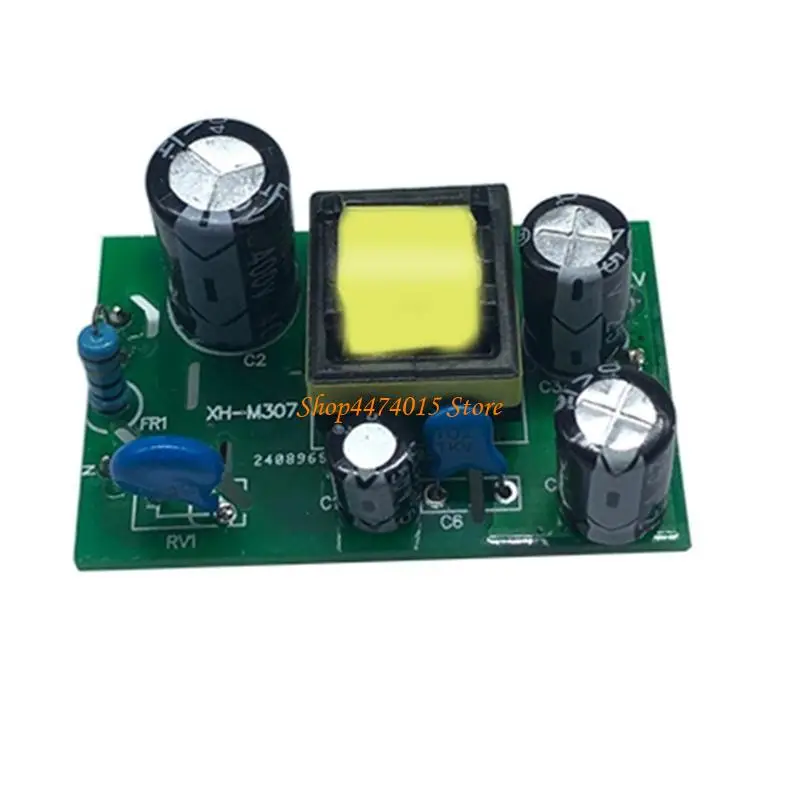Módulo potencia K1AA AC-DC XH-M307 110V-220V Entrada 5V100MA 12V 600MA Adaptador doble salida