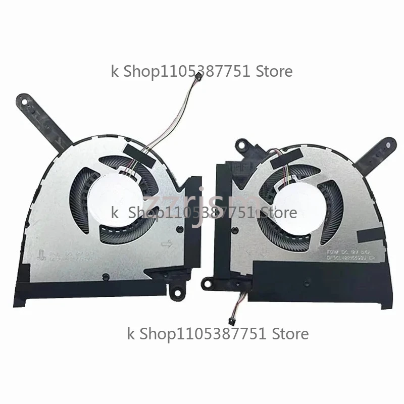 k+CPU + GPU Cooling Fan for ASUS TUF Dash 15 (2022) FX517 FX517ZM FX517ZM-AS73 FX517ZR FX517ZC RTX3060 RTX3070 Series DC12V 0.6A