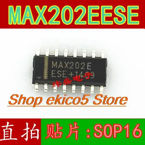 5pieces Original stock   MAX202EESE MAX202E SOP16 RS-232 