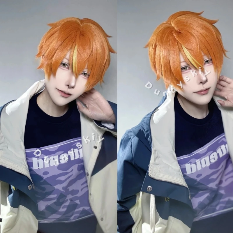 

Akito Shinonome Stage Cosplay Trendy Men's Zip-Up Jacket Printed T-Shirt Project VBS Outfit Anime Game Halloween Daily Clothing