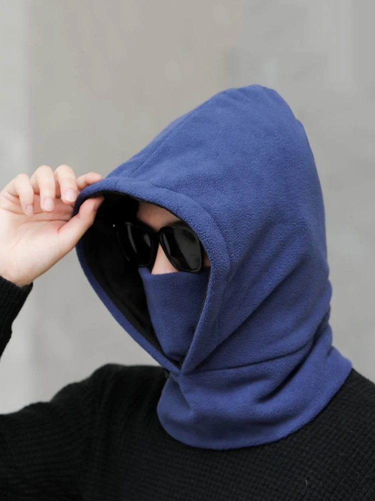 AliExpress yuliacc Winter Thermal Fleece Hat Hooded Outdoor Windproof Cold Warm Skiing Sport Balaclava Men Women Neck Warmer Cycling Face Mask Caps