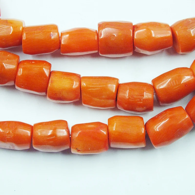 120CM  10-12MM orange natural coral loose beads. DIY necklace/bracelet accessories